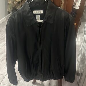 Preston & York Black Leather Jacket